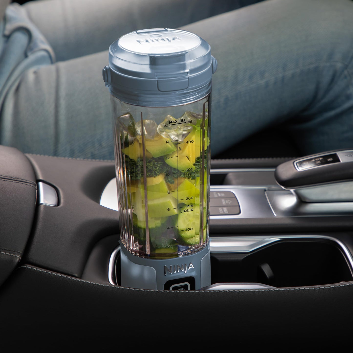 Ninja Blast 530ml Portable Smoothie Maker, Wireless, Leak-Proof Lid, Crushes Ice & Fruit